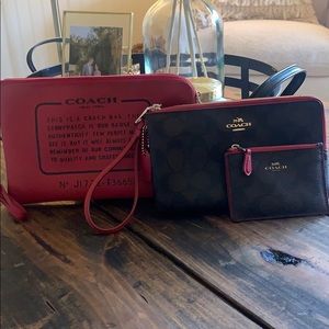 Coach Wristlet, coin purse & pouch.